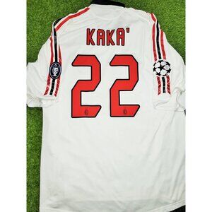 Kaka AC Milan 2005 2006 UEFA Soccer Away Jersey Shirt XL SKU# 109951